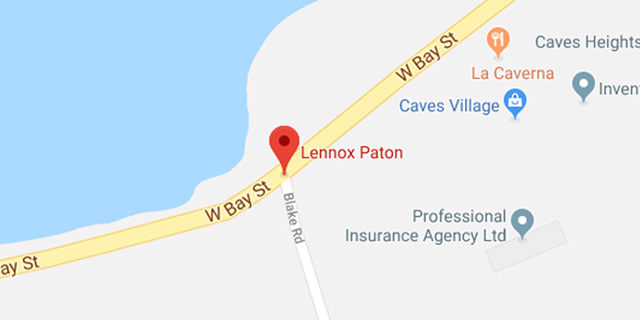 Map of Lennox Paton