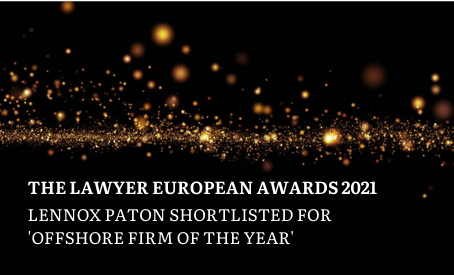 Lennox Paton shortlisted for Offshore Firm of the Year at The Lawyer European Awards 2021