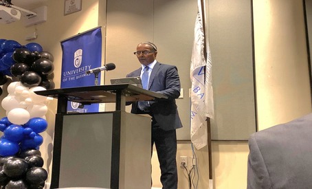 The Honourable Mr. Justice Jon Isaacs speaks at The University of The Bahamas Legal Week 2026